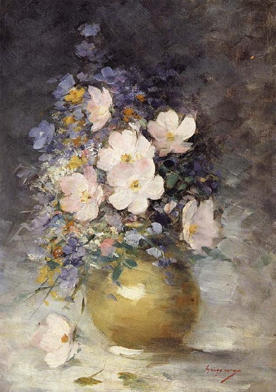 Nicolae Grigorescu Hip Rose Flowers Spain oil painting art